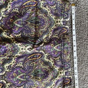 J. Crew No. 2 Pencil Skirt in Royal Paisley